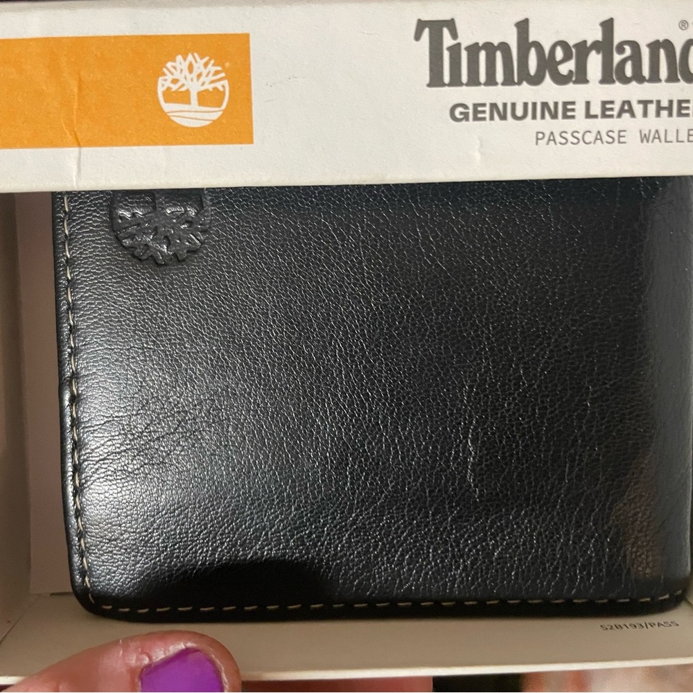 Timberland Black Leather Wallet